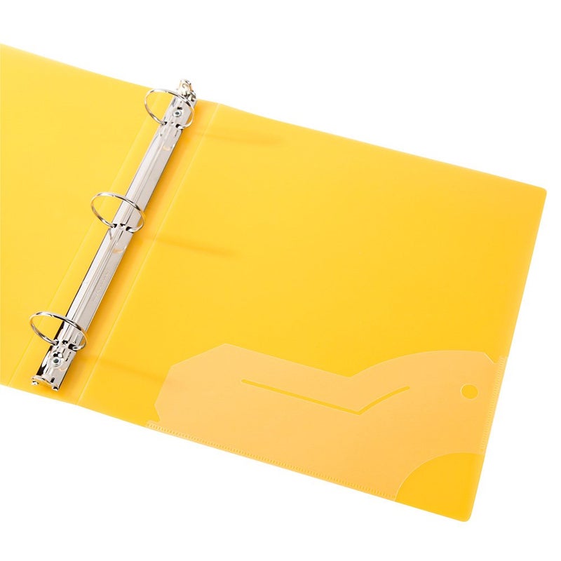 Filexec 3 Ring Binder, 1.5 Inch Capacity, Frosted, Letter Size, 6 Count (Pack of 1) Blueberry, Strawberry, Grape, Lemon, Lime, Tangerine (50160-6493) - Image 5